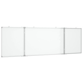 vidaXL Magnetisches Whiteboard Klappbar 160x50x1,7 cm Aluminium