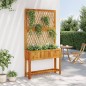 vidaXL Pflanzkübel mit Rankgitter & Ablage 100x32x185 cm Akazienholz vidaXL Pflanzkübel mit Rankgitter & Ablage 100x32x185 cm Akazienholz