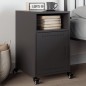 vidaXL Nachttisch Schwarz 36x39x59 cm Stahl vidaXL Nachttisch Schwarz 36x39x59 cm Stahl