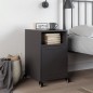 vidaXL Nachttisch Schwarz 36x39x59 cm Stahl vidaXL Nachttisch Schwarz 36x39x59 cm Stahl