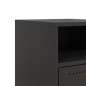 vidaXL Nachttisch Schwarz 36x39x59 cm Stahl vidaXL Nachttisch Schwarz 36x39x59 cm Stahl
