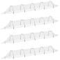 vidaXL Netztunnel 4 Stk. 1,5x5 m Fiberglas und PP vidaXL Netztunnel 4 Stk. 1,5x5 m Fiberglas und PP