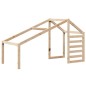 vidaXL Hochbett mit Leiter und Dach 90x200 cm Massivholz Kiefer vidaXL Hochbett mit Leiter und Dach 90x200 cm Massivholz Kiefer