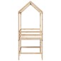vidaXL Hochbett mit Leiter und Dach 90x190 cm Massivholz Kiefer vidaXL Hochbett mit Leiter und Dach 90x190 cm Massivholz Kiefer
