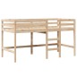 vidaXL Hochbett mit Leiter und Dach 80x200 cm Massivholz Kiefer vidaXL Hochbett mit Leiter und Dach 80x200 cm Massivholz Kiefer
