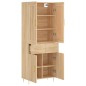 Highboard Sonoma-Eiche 69,5x34x180 cm Holzwerkstoff Highboard Sonoma-Eiche 69,5x34x180 cm Holzwerkstoff
