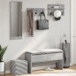 vidaXL 4-tlg. Flurmöbel-Set Grau Sonoma Holzwerkstoff vidaXL 4-tlg. Flurmöbel-Set Grau Sonoma Holzwerkstoff