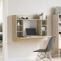 vidaXL Wand-Schreibtisch Sonoma Eiche 105x48x75 cm Holzwerkstoff vidaXL Wand-Schreibtisch Sonoma Eiche 105x48x75 cm Holzwerkstoff