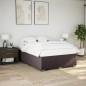 vidaXL Boxspringbett mit Matratze Dunkelbraun 140x190 cm Stoff vidaXL Boxspringbett mit Matratze Dunkelbraun 140x190 cm Stoff