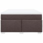 vidaXL Boxspringbett mit Matratze Dunkelbraun 140x190 cm Stoff vidaXL Boxspringbett mit Matratze Dunkelbraun 140x190 cm Stoff