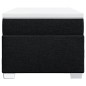 vidaXL Boxspringbett mit Matratze Schwarz 90x190 cm Stoff vidaXL Boxspringbett mit Matratze Schwarz 90x190 cm Stoff