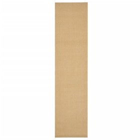 vidaXL Teppich Natur Sisal 80x350 cm