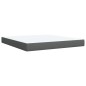 vidaXL Boxspringbett mit Matratze Dunkelgrau 180x200 cm Stoff vidaXL Boxspringbett mit Matratze Dunkelgrau 180x200 cm Stoff