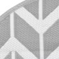 vidaXL Outdoor-Teppich Grau Ø120 cm PP vidaXL Outdoor-Teppich Grau Ø120 cm PP