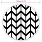 vidaXL Outdoor-Teppich Grau Ø120 cm PP vidaXL Outdoor-Teppich Grau Ø120 cm PP