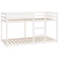 vidaXL Etagenbett Weiß 90x190 cm Massivholz Kiefer vidaXL Etagenbett Weiß 90x190 cm Massivholz Kiefer