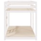 vidaXL Etagenbett Weiß 90x190 cm Massivholz Kiefer vidaXL Etagenbett Weiß 90x190 cm Massivholz Kiefer