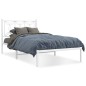 vidaXL Bettgestell mit Kopfteil Metall Weiß 100x190 cm vidaXL Bettgestell mit Kopfteil Metall Weiß 100x190 cm