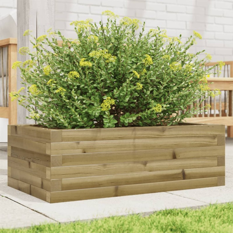 vidaXL Pflanzkübel 70x40x23 cm Kiefernholz Imprägniert vidaXL Pflanzkübel 70x40x23 cm Kiefernholz Imprägniert