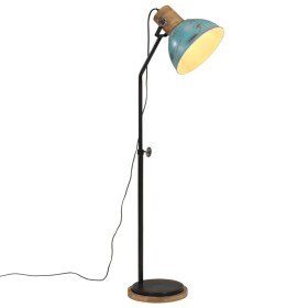 vidaXL Stehleuchte 25 W Blau 30x30x100-150 cm E27