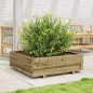 vidaXL Pflanzkübel 80x80x26,5 cm Kiefernholz Imprägniert vidaXL Pflanzkübel 80x80x26,5 cm Kiefernholz Imprägniert
