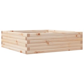 vidaXL Pflanzkübel 80x80x23 cm Massivholz Kiefer