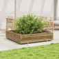 vidaXL Pflanzkübel 110x110x26,5 cm Kiefernholz Imprägniert vidaXL Pflanzkübel 110x110x26,5 cm Kiefernholz Imprägniert
