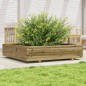 vidaXL Pflanzkübel 110x110x26,5 cm Kiefernholz Imprägniert vidaXL Pflanzkübel 110x110x26,5 cm Kiefernholz Imprägniert