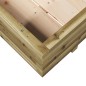 vidaXL Pflanzkübel 110x110x26,5 cm Kiefernholz Imprägniert vidaXL Pflanzkübel 110x110x26,5 cm Kiefernholz Imprägniert