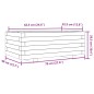 vidaXL Pflanzkübel 70x40x26,5 cm Massivholz Douglasie vidaXL Pflanzkübel 70x40x26,5 cm Massivholz Douglasie