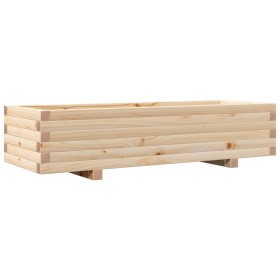 vidaXL Pflanzkübel 110x40x26,5 cm Massivholz Kiefer