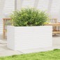 vidaXL Pflanzkübel Weiß 90x40x46 cm Massivholz Kiefer vidaXL Pflanzkübel Weiß 90x40x46 cm Massivholz Kiefer
