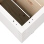 vidaXL Pflanzkübel Weiß 90x60x49,5 cm Massivholz Kiefer vidaXL Pflanzkübel Weiß 90x60x49,5 cm Massivholz Kiefer