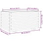 vidaXL Pflanzkübel Weiß 90x60x49,5 cm Massivholz Kiefer vidaXL Pflanzkübel Weiß 90x60x49,5 cm Massivholz Kiefer