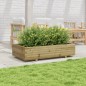 vidaXL Pflanzkübel 110x60x26,5 cm Kiefernholz Imprägniert vidaXL Pflanzkübel 110x60x26,5 cm Kiefernholz Imprägniert