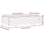 vidaXL Pflanzkübel 110x60x26,5 cm Kiefernholz Imprägniert vidaXL Pflanzkübel 110x60x26,5 cm Kiefernholz Imprägniert