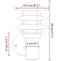 vidaXL Außenwandleuchten 2 Stk. Silbern Edelstahl vidaXL Außenwandleuchten 2 Stk. Silbern Edelstahl