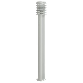 vidaXL Wegeleuchte Silbern 110 cm Edelstahl