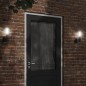 vidaXL Außenwandleuchten 2 Stk. Schwarz Edelstahl vidaXL Außenwandleuchten 2 Stk. Schwarz Edelstahl