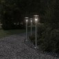 vidaXL Wegeleuchten 3 Stk. Silbern 100 cm Edelstahl vidaXL Wegeleuchten 3 Stk. Silbern 100 cm Edelstahl