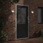 vidaXL LED-Außenwandleuchte Schwarz Aluminiumdruckguss vidaXL LED-Außenwandleuchte Schwarz Aluminiumdruckguss