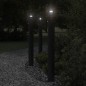 vidaXL Wegeleuchte mit Bewegungsmelder Schwarz 110 cm Edelstahl vidaXL Wegeleuchte mit Bewegungsmelder Schwarz 110 cm Edelstahl