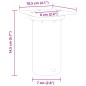 vidaXL Bodeneinbauleuchte Quadratisch Schwarz 10,5x10,5cm Aludruckguss vidaXL Bodeneinbauleuchte Quadratisch Schwarz 10,5x10,5cm Aludruckguss