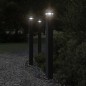 vidaXL Wegeleuchte mit Steckdose Schwarz 110 cm Aluminium vidaXL Wegeleuchte mit Steckdose Schwarz 110 cm Aluminium