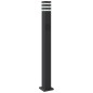 vidaXL Wegeleuchte mit Steckdose Schwarz 110 cm Aluminium vidaXL Wegeleuchte mit Steckdose Schwarz 110 cm Aluminium