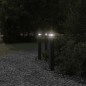 vidaXL Wegeleuchten mit Bewegungsmelder 3 Stk. Schwarz 80 cm Aluminium vidaXL Wegeleuchten mit Bewegungsmelder 3 Stk. Schwarz 80 cm Aluminium
