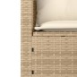 vidaXL 3-tlg. Garten-Sofagarnitur mit Kissen Beige Poly Rattan vidaXL 3-tlg. Garten-Sofagarnitur mit Kissen Beige Poly Rattan