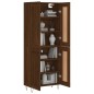 Highboard Braun Eichen-Optik 69,5x34x180 cm Holzwerkstoff Highboard Braun Eichen-Optik 69,5x34x180 cm Holzwerkstoff