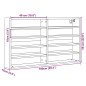 vidaXL Vitrinenschrank Weiß 100x15x58 cm Holzwerkstoff vidaXL Vitrinenschrank Weiß 100x15x58 cm Holzwerkstoff
