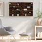 vidaXL Vitrinenschrank Räuchereiche 100x15x58 cm Holzwerkstoff vidaXL Vitrinenschrank Räuchereiche 100x15x58 cm Holzwerkstoff